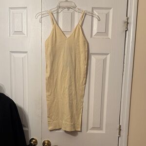 Charlotte Russe Cream Midi Dress